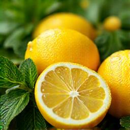 싱싱한 레몬 이미지