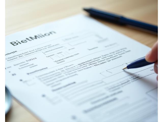 개인정보 수집 목적을 설명하는 서류와 연필