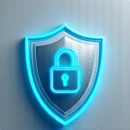 정보 보호를 상징하는 보안 실드 아이콘