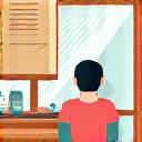 아이 안전 구역 설정 일러스트