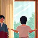 환기 및 안전 확인 일러스트